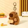 Bag Hanging Capybara Key Pendant Stuffed Animals Plush Toy Doll Kawaii Capybara Keychain  Couple