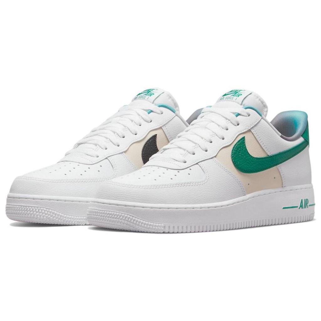 Nike Air Force 1 Low 07 LV8 EMB Белые Малахитовые Мужские Кроссовки Жемчужно-Белые DM0109-100