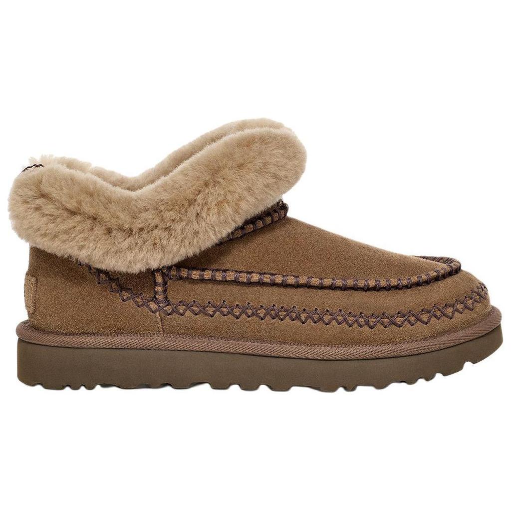 UGG Теплые зимние ботинки до щиколотки женские цвета грецкого ореха кроссовки 1158224-HCK