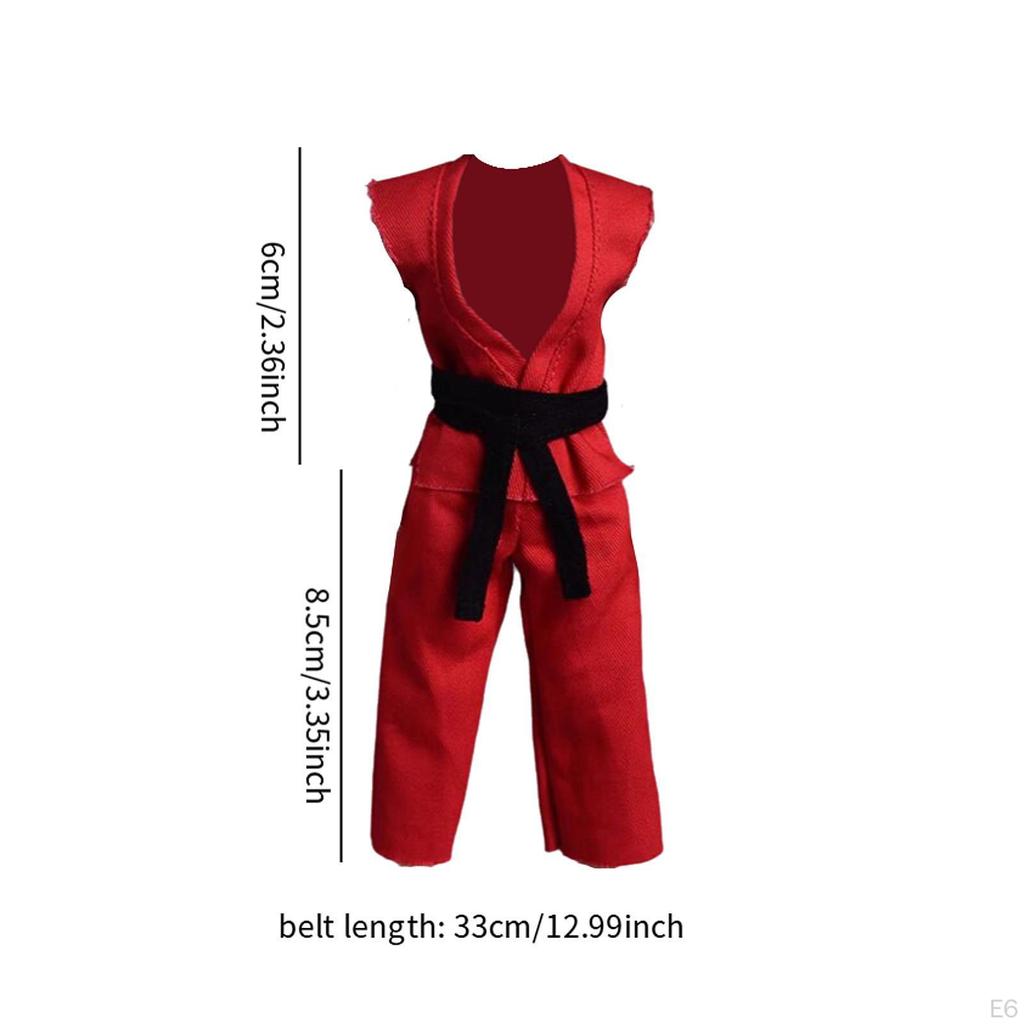 1/12 Фигурки Самурай Кимоно 6" Фигурка Боевая форма Дзюдо Косплей Дети Взрослые Подарки Стильный