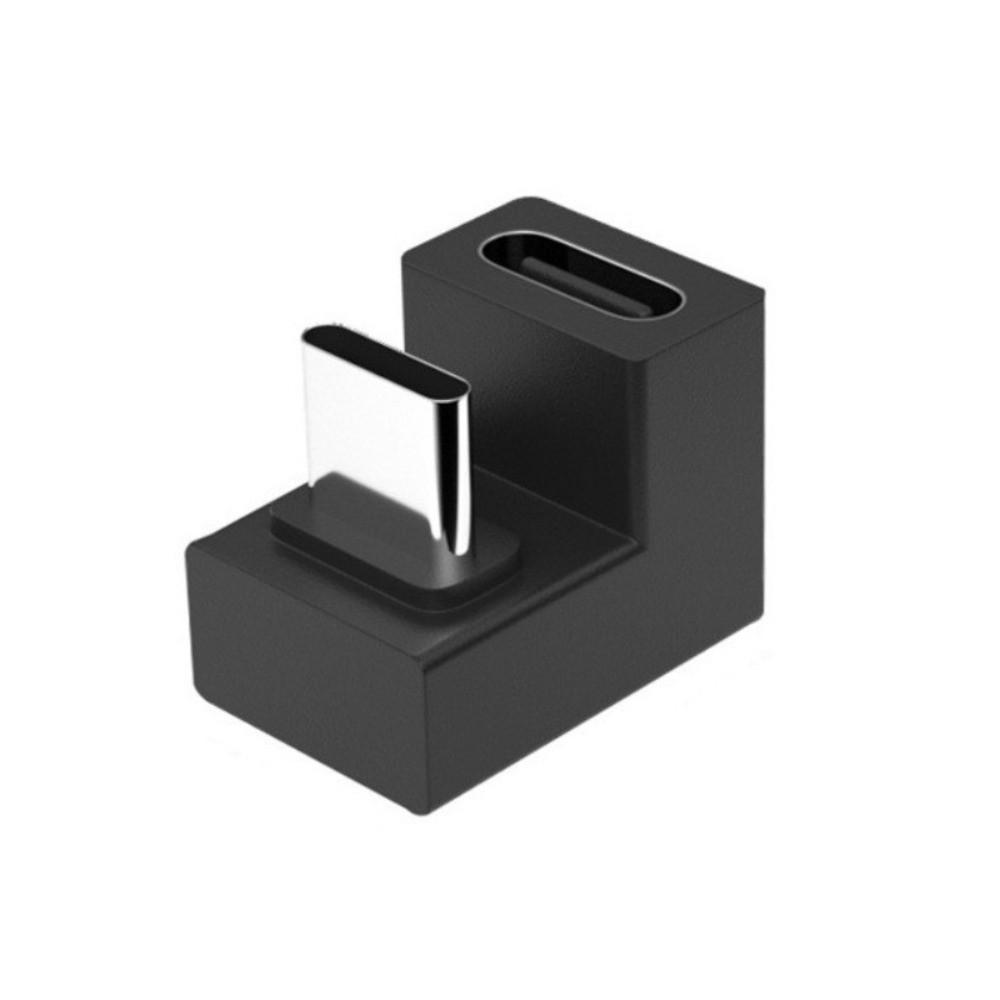 U Shaped Type C Adapter 180 Degree Angle OTG Adapter USB-C Data Transfer Connector Tablet