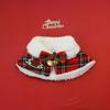 Cat Christmas Cloak Dog New Year Shawl Pet Scarf English Short Autumn Winter Clothing Warm Teddy Collar Dog Accessories