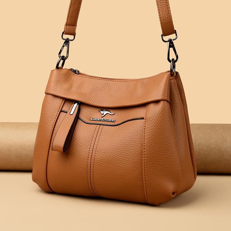 Female Bag Qi Middle-aged Mother Bag Fashion Crossbody Bag Women's Shoulder Bag