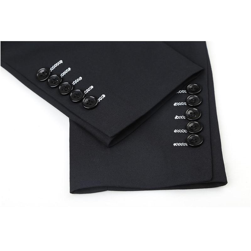 Мужские костюмы, облегающий новый модный костюм, двубортный, с острым лацканом, обтягивающий костюм для свадьбы, жениха и выпускного вечера