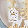 Decoration Wrapping Supplies Kraft Paper Hang Tags Christmas Labels Gift Wrapping Christmas Tag