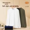 MINISO Men's Half-Zip Double-Sided Fleece Base Layer T-Shirt