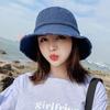 Foldable Thin Bucket Hat Sunshade Sun Protection Cap Sun Cap Raw Edge Fisherman Hat  Men
