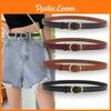 Spring Simple Womens Belt With Alloy Buckle For Everyday Jeans And Skirts