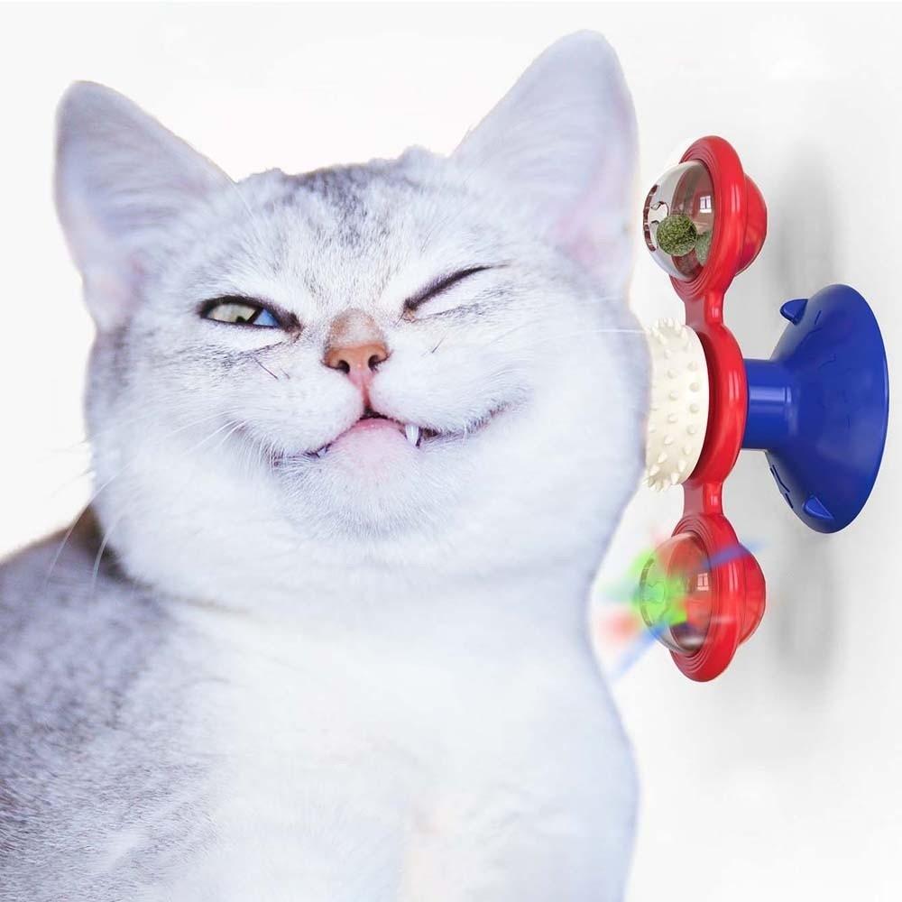 Kitten Puppy Pet Training Toy Interactive Rotatable Plaything for Cat  Pet Training