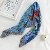 Luxury Print Square Scarf 90*90cm Shawls Summer Silk Scarf