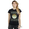 Star Wars Womens/Ladies The Mandalorian The Child Christmas Cotton T-Shirt