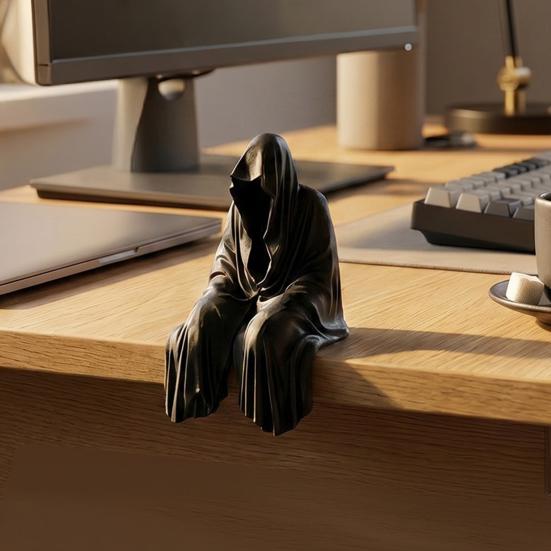 Безликая статуя тени Абстрактное темное искусство Ремесло 3D-печать Декор для дома и офисного стола