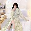 Flannel Nightgown for Women Winter Loose Large Size Home Clothes Thickened Warm Pajamas Pajamas Korean Style Girls Sweet Style