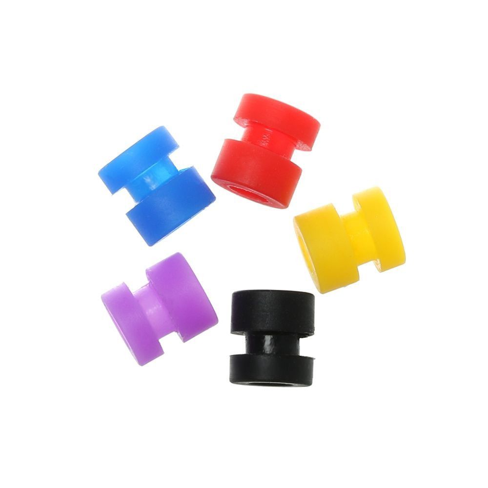 10pcs M2*6.6 Soft Mount Shock 8 Colors Silicone Silencer For F4 F7 Flight Controller FPV Quadcopter
