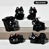 Миниатюрная фигурка Мультяшный кот Микроландшафт Смола Украшения Для Домашнего Декора Милый Котенок Настольное Украшение для Комнаты