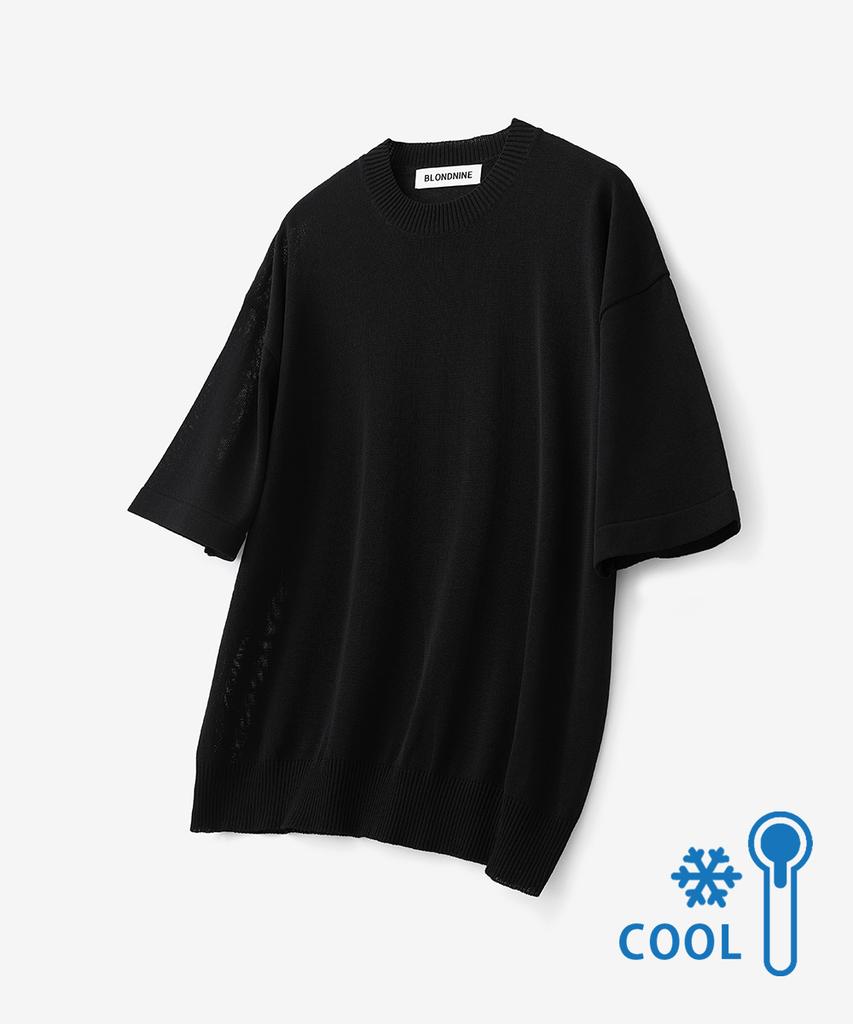 BLOND9 [Package] Cool Essential Round Neck Short Sleeve Knit + Cool Essential Round Neck Short Sleeve Knit