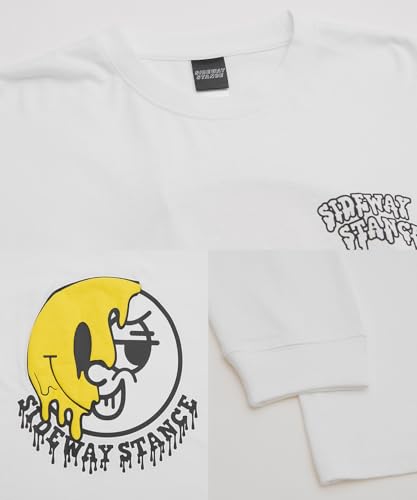 [УЛУЧШАЕТ] [БОКОВАЯ СТОЙКА] Футболка с длинным рукавом Drip Smiley