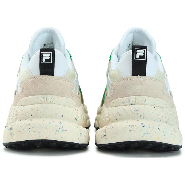 Fila Серия Fern Обувь из травы Fern Сетчатая ткань Синтетическая кожа Повседневная Универсальная Низкие кроссовки Папины кроссовки Мужские кроссовки FILA-Белый F12M331101FWK