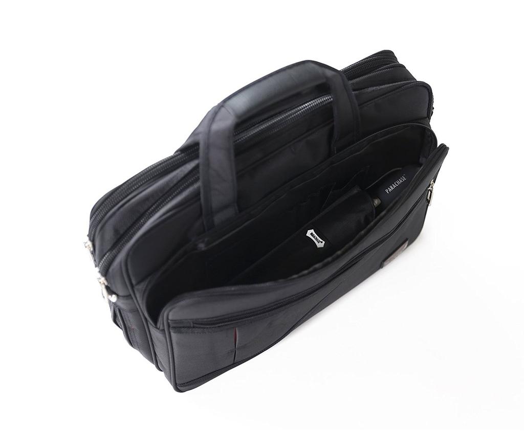 PARACHASE Folding Automatic Wind Arc Length Diameter Golf Wind Glass Water Umbrella Case Black Umbrella, Open/Close, Large, Men's, Resistant, 140cm,