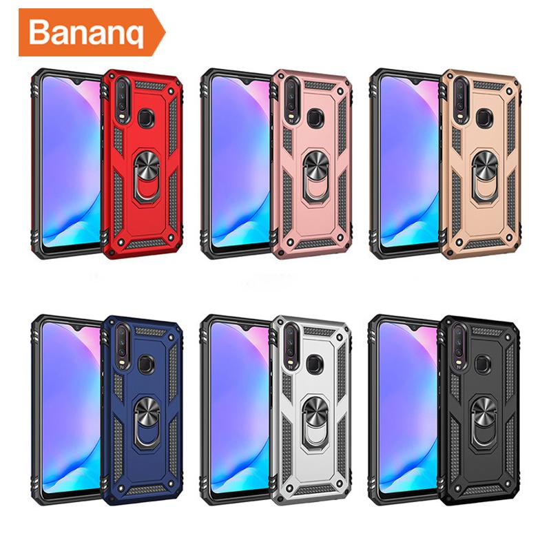 Противоударный чехол-кронштейн Peaktop Armor для VIVO Y17 Y15 Y12 V15 Pro X21 X23 X27 с металлическим кольцом-подставкой для VIVO Nex A