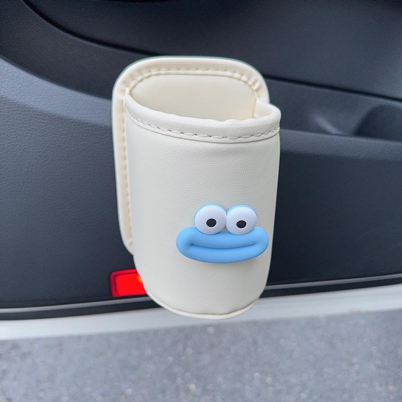 Car Seat & Door Cup Holder: Fixed Backrest Storage & Side-Mounted Drink Holder