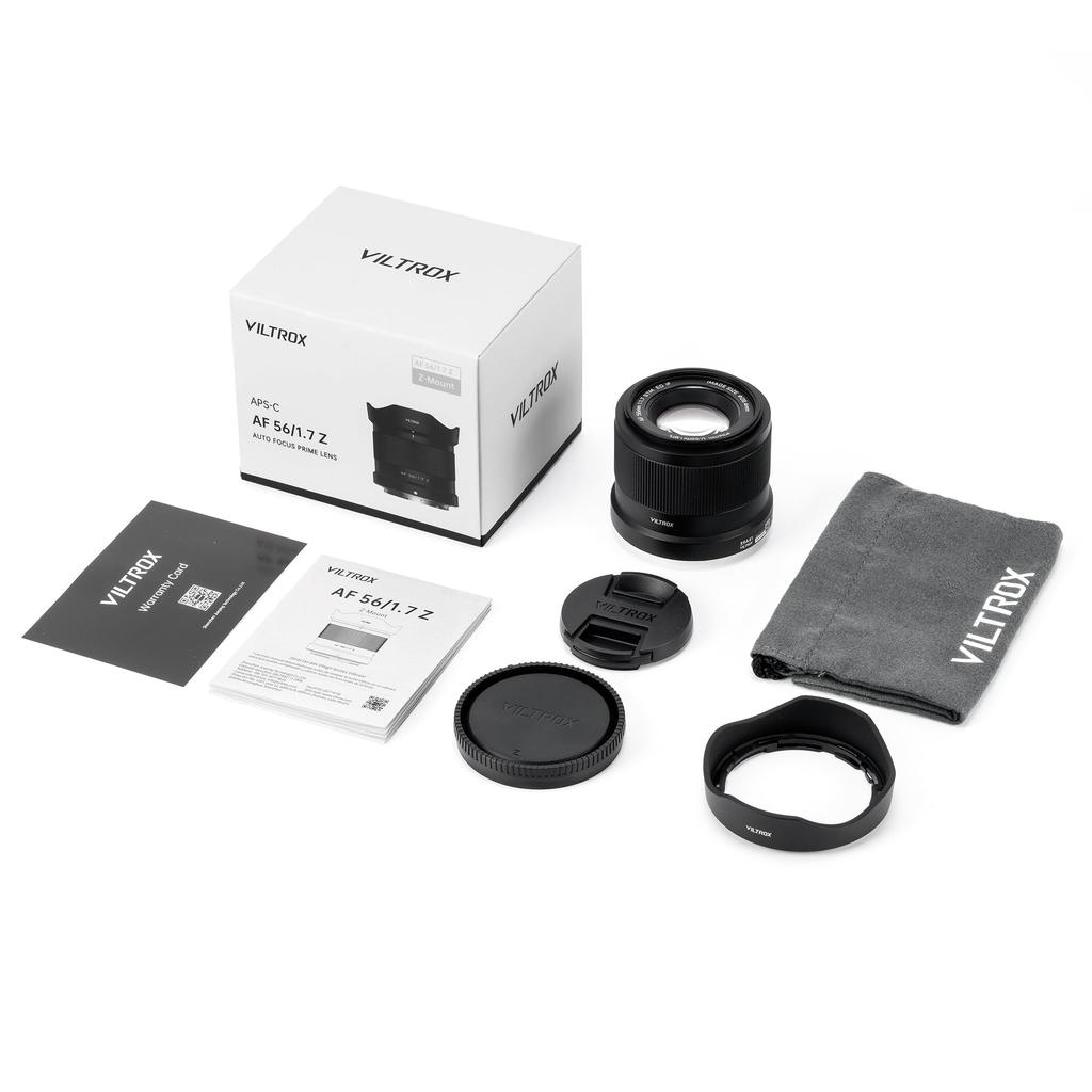 Viltrox AF 56mm Z Mount Nikon Z Mount Lens Compatible AF Lens Replacement Lens for Nikon ZFC Z30 Z50 Z5 Z6 Z6II Z7 Z7II Z8 Z9 F1.7 APS-C