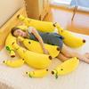 Выражение Банан Плюшевая Игрушка Симуляция Фруктов Рабочая Кукла Детская Подушка для Сна Кукла для Хватательной Машины