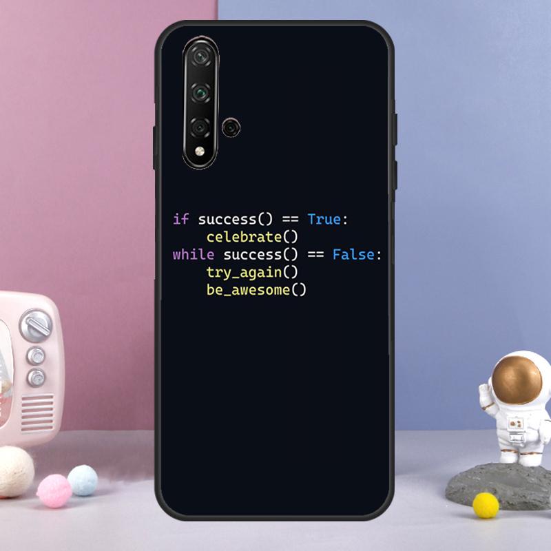 The Code design programmer For Huawei Nova 5T 9 10 SE 7i 8i 11i 12i Y73 Y90 Y70 Y72 Y61 Y91 Y60 P20 P30 P40 Lite Case