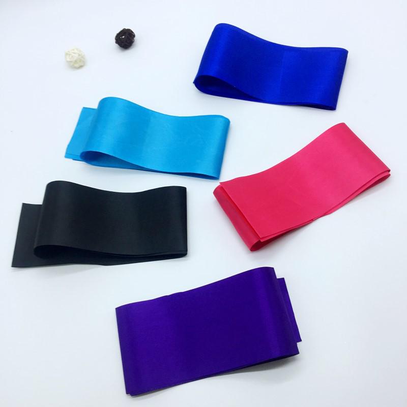 1PC Bride Ribbon Wedding Etiquette Belt Blank Sash Shoulder Strap Baby Shower Decor Solid Color