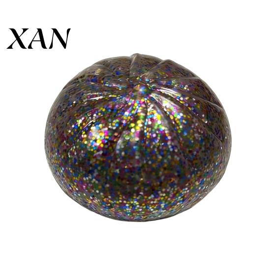 Glitter Squeeze Toy Dumpling Soft Stretchy Steamed Bun Elastic Fidget Decompression Simulation Dough Ball Desk Slow Rising