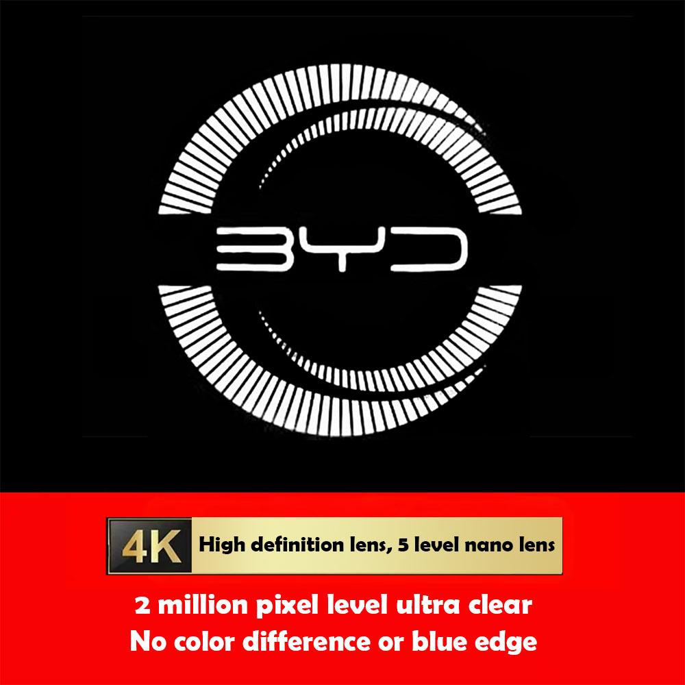 Для BYD Sealion 07 EV 2024 2025 Автомобильные приветственные огни Проекция на дверь Атмосферные огни Аксессуары для модификации интерьера