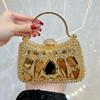 Сумка-клатч - Изысканная вечерняя сумка - Сумочка, украшенная стразами в французском стиле - Женская сумка