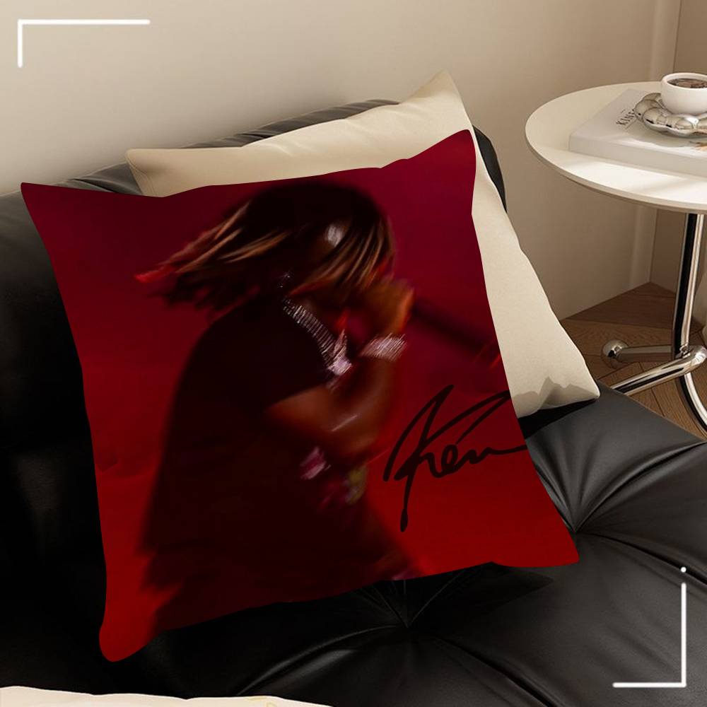 Pop Singer Ken Carson A Great Chaos Maple Design Cushion Cover Happy Autumn Harvest Decor Holiday Decorati Pillow Cover