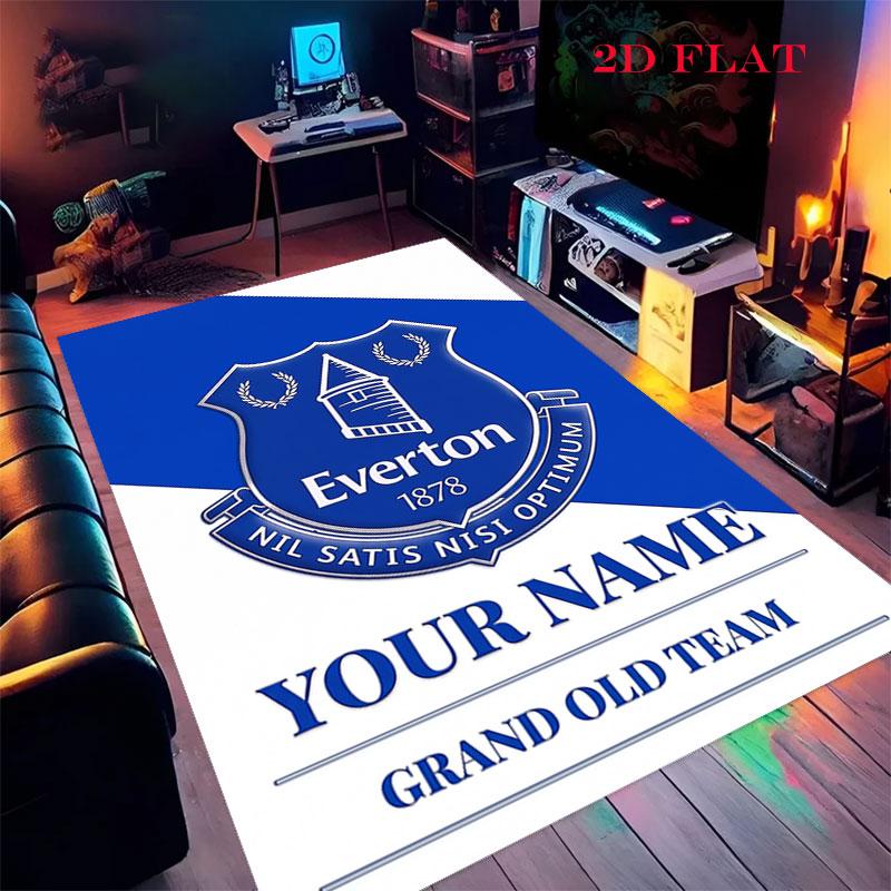 Custom Everton Carpet Rug for Living Room Bedroom Home Sofa Decoration,Kids play Nonslip Floor Mat