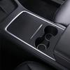 Car Central Control Carbon Fiber Panel Protective Stickers Patch For Tesla Model 3 Model Y Car Accessories Interior Film 2024