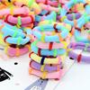 100pcs Cute Mini Scrunchie Sweet Kids Girls Colorful Hair Ties
