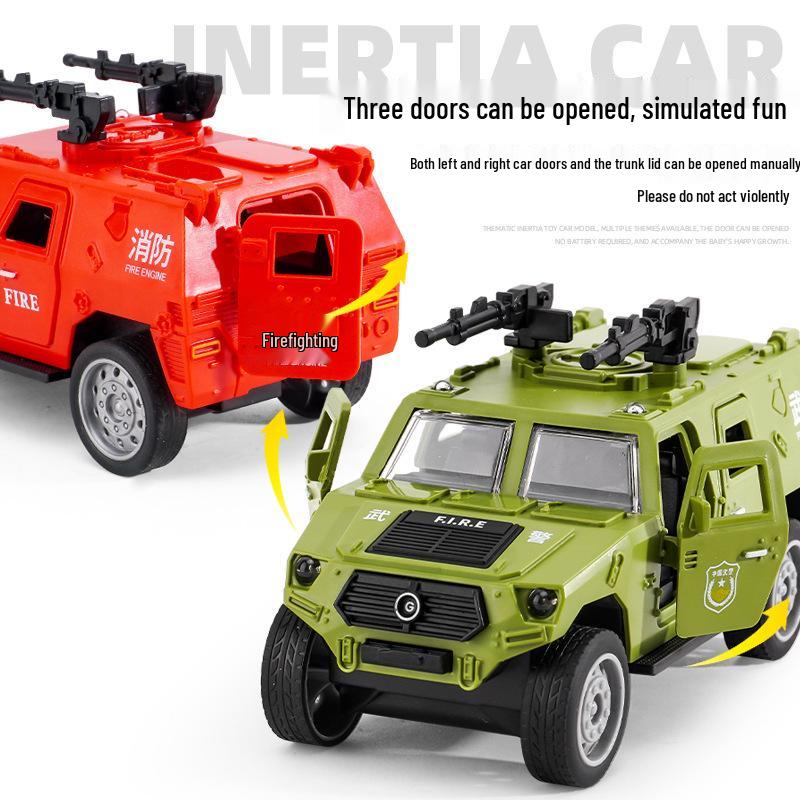 International Trade Children's Toy Cars: Inertia Armored Vehicles & Claw Machine Gifts