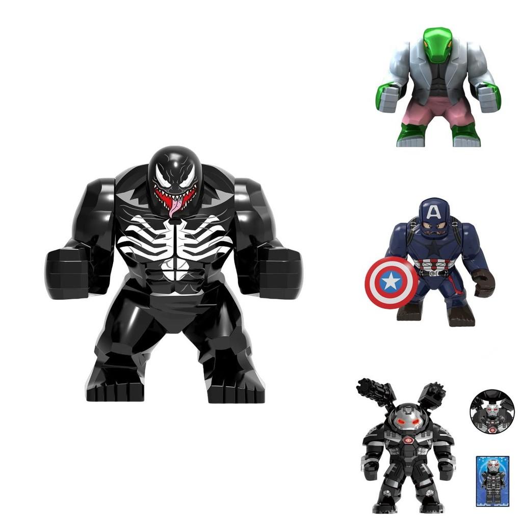 Набор экшн-фигурок супергероев Pg Коллекция для взрослых Включает Железного Человека Халка Тора Капитана Америку Грута АБС-пластик Высота 8 см