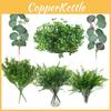 Stunning Fake Leaf Foliage Bush Perfect For Long-lasting Home And Office Decor