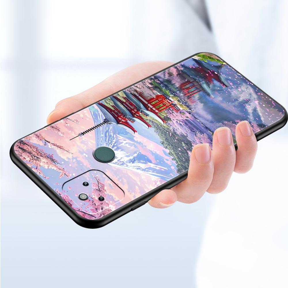 Розовый Закат Горы Чехол для Телефона для Google Pixel 10 9 8 7 6 9A 8A 7A 6A Pro Ударопрочный Мягкий ТПУ 9 Pro XL Защитный Чехол Capas Coque