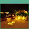 Halloween String Led Lights Pumpkins Spiders Skeleton Window Decor Lights Fairy