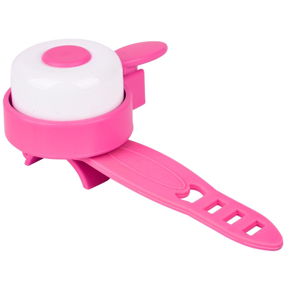 Детский Руль для Велосипеда с Громким Звонком и Кисточками Розовый Розовый