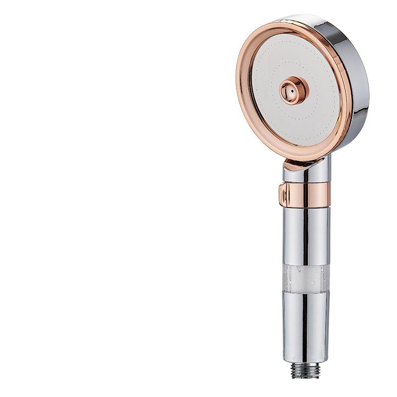 Modern Handheld Shower Head with Chlorine Removal PP Cotton Filter Ionic Function Spa Bathroom Faucet Accessories