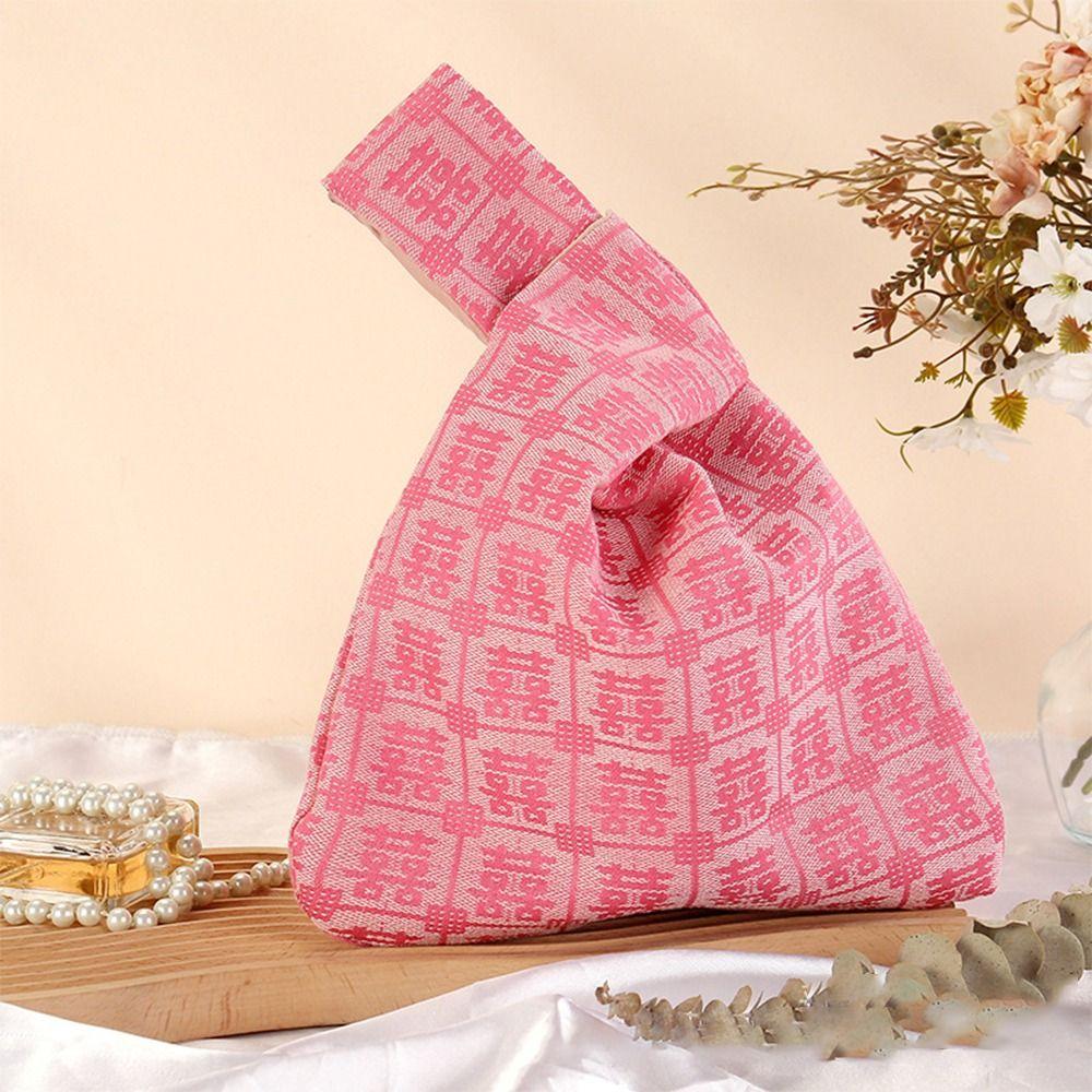 Вязаная простая кисточка узел на запястье сумка кошелек кисточка цветок кулон вышивка ханьфу сумка небольшой предмет мешочек темперамент