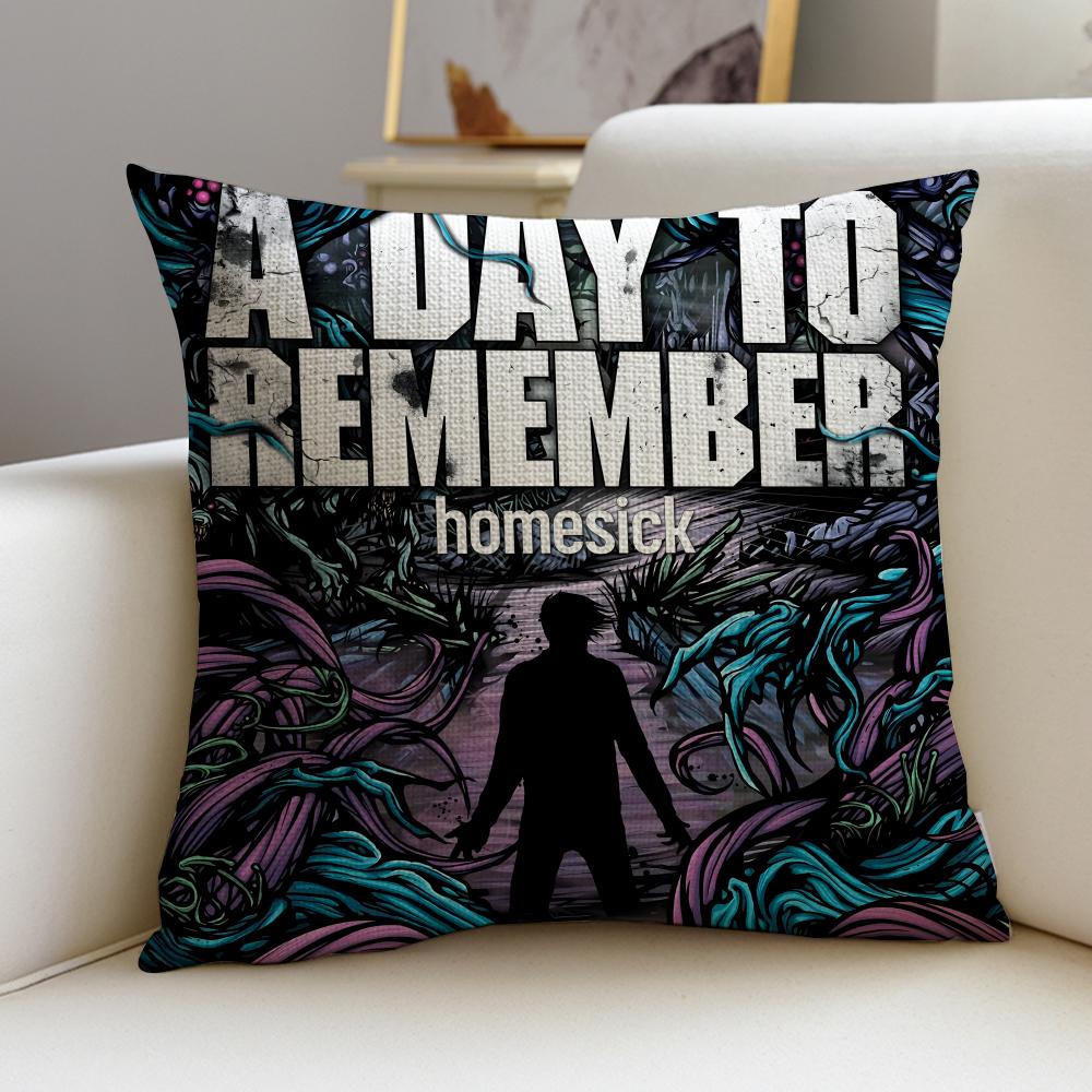 AA Day to RememberS Cushion Cover Breathable and skinfriendly linen pillowcase square removable and washable cushion