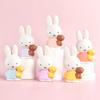 Новый оригинальный аромадиффузор Miffy с палочками, милая фигурка кролика, декор для дома, для спальни, настольная игрушка, подарки, безопасен для детей, развлекательный, веселый, игровой