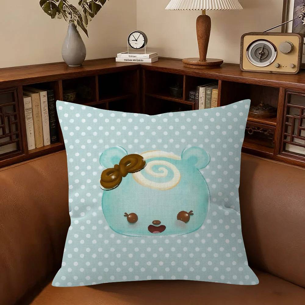Cute Num Noms Cartoon Cushion Cover Decorative Pillow Sofa Home Decor Case Pillow Cases