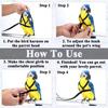 Parrot flying rope traction strap outing rope training traction rope Grey parrot King Kong flight rope training bird supplies