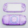 Полнокорпусный чехол и кнопки для Sony PSP3000, прозрачный фиолетовый