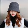Winter Hats For Women Casual Short Brim Floppy Warm Wool Cloche Hat Elegant Lady Street Hat Temperament Wild Fisherman Hat